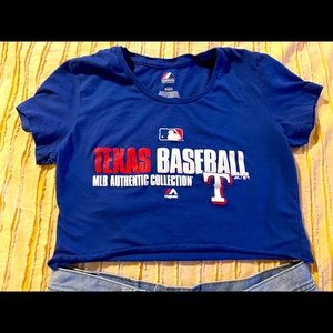 Majestic Texas Rangers shirt Medium